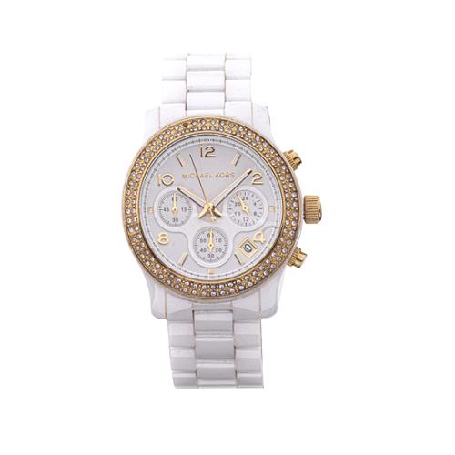 Michael Kors White Ceramic Watch - FINAL SALE