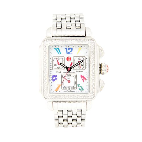 Michele Deco Day Carousel Watch