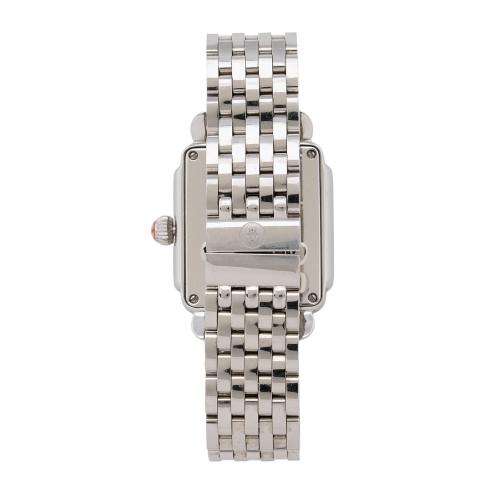 Michele Stainless Steel Diamond Deco 16 Chronograph Watch